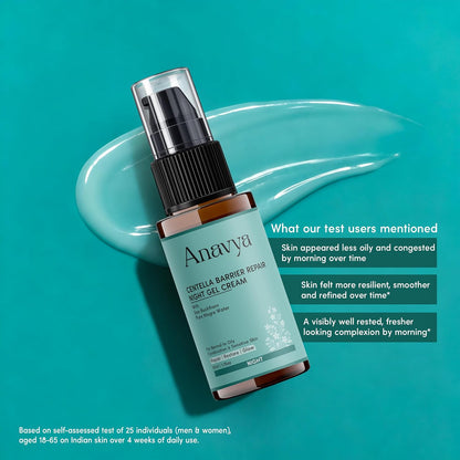 Centella Barrier Repair Night Gel Cream – Normal to Oily, Combination & Sensitive Skin